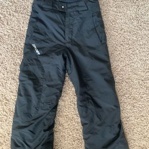 Black Spyder ski/ snow board pants - youth 12